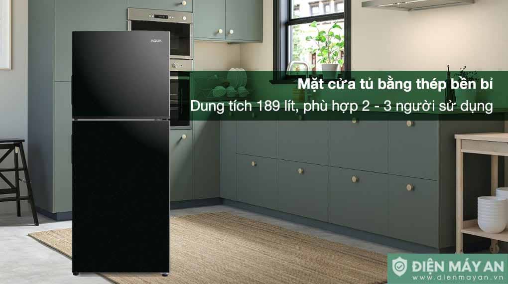 Tủ lạnh Aqua Inverter 189 lít AQR-T220FA(FB)